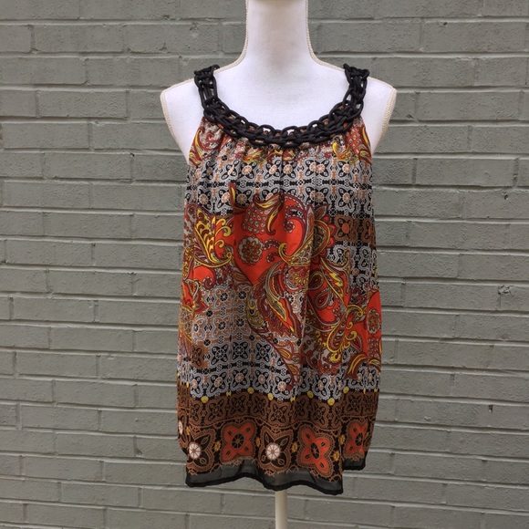 ERIN B WOMENS BLOUSE SIZE L - Picture 3 of 7